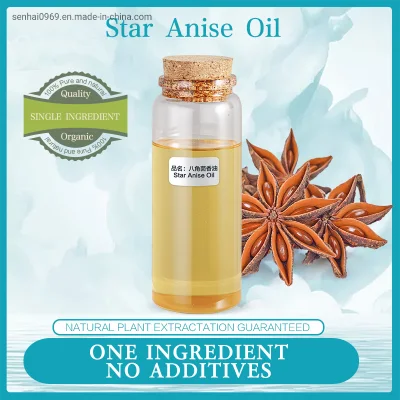 Olio di profumo aromatizzato al cibo estratto da piante naturali pure al 100% CAS 68952-43-2 Olio di anice stellato in vendita