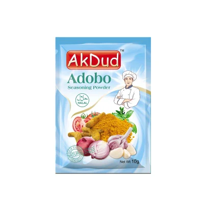 Polvere di spezie Adobo vegetale Akdud Halal cipolla 10 g/borsa