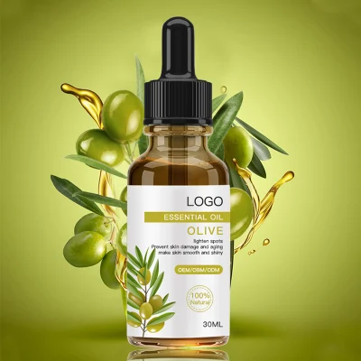 Olio essenziale di oliva vegano idratante vegetale puro da 30 ml per la cura della pelle per il massaggio SPA